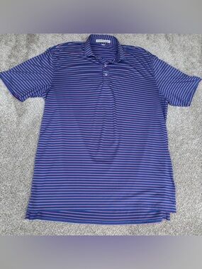 Holderness & Bourne Men's Large Tailored Fit Blue Red Stripe